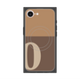 プレミアムスクエアケース with MagSafe［ オリジナル - initial two tone - O brown ］