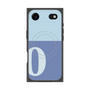 プレミアムスクエアケース with MagSafe［ オリジナル - initial two tone - O blue ］
