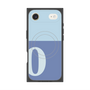 プレミアムスクエアケース with MagSafe［ オリジナル - initial two tone - O blue ］