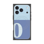 プレミアムスクエアケース with MagSafe［ オリジナル - initial two tone - O blue ］