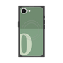 プレミアムスクエアケース with MagSafe［ オリジナル - initial two tone - O green ］