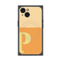 プレミアムスクエアケース with MagSafe［ オリジナル - initial two tone - P orange ］