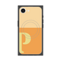 プレミアムスクエアケース with MagSafe［ オリジナル - initial two tone - P orange ］