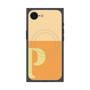 プレミアムスクエアケース with MagSafe［ オリジナル - initial two tone - P orange ］