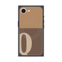 プレミアムスクエアケース with MagSafe［ オリジナル - initial two tone - Q brown ］