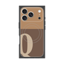 プレミアムスクエアケース with MagSafe［ オリジナル - initial two tone - Q brown ］