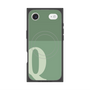 プレミアムスクエアケース with MagSafe［ オリジナル - initial two tone - Q green ］