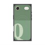 プレミアムスクエアケース with MagSafe［ オリジナル - initial two tone - Q green ］