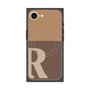 プレミアムスクエアケース with MagSafe［ オリジナル - initial two tone - R brown ］