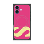 プレミアムスクエアケース with MagSafe［ オリジナル - initial color - S pink ］