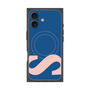 プレミアムスクエアケース with MagSafe［ オリジナル - initial color - S navy ］