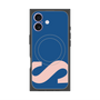 プレミアムスクエアケース with MagSafe［ オリジナル - initial color - S navy ］