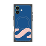 プレミアムスクエアケース with MagSafe［ オリジナル - initial color - S navy ］