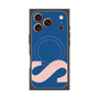 プレミアムスクエアケース with MagSafe［ オリジナル - initial color - S navy ］