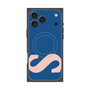 プレミアムスクエアケース with MagSafe［ オリジナル - initial color - S navy ］