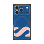 プレミアムスクエアケース with MagSafe［ オリジナル - initial color - S navy ］
