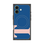 プレミアムスクエアケース with MagSafe［ オリジナル - initial color - T navy ］