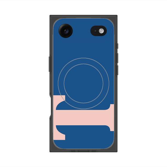 プレミアムスクエアケース with MagSafe［ オリジナル - initial color - T navy ］