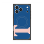 プレミアムスクエアケース with MagSafe［ オリジナル - initial color - T navy ］