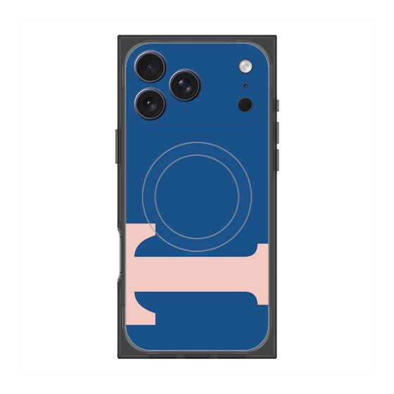 プレミアムスクエアケース with MagSafe［ オリジナル - initial color - T navy ］