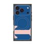 プレミアムスクエアケース with MagSafe［ オリジナル - initial color - T navy ］