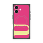 プレミアムスクエアケース with MagSafe［ オリジナル - initial color - U pink ］