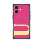 プレミアムスクエアケース with MagSafe［ オリジナル - initial color - U pink ］