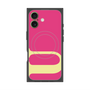 プレミアムスクエアケース with MagSafe［ オリジナル - initial color - U pink ］