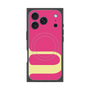 プレミアムスクエアケース with MagSafe［ オリジナル - initial color - U pink ］