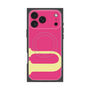 プレミアムスクエアケース with MagSafe［ オリジナル - initial color - U pink ］