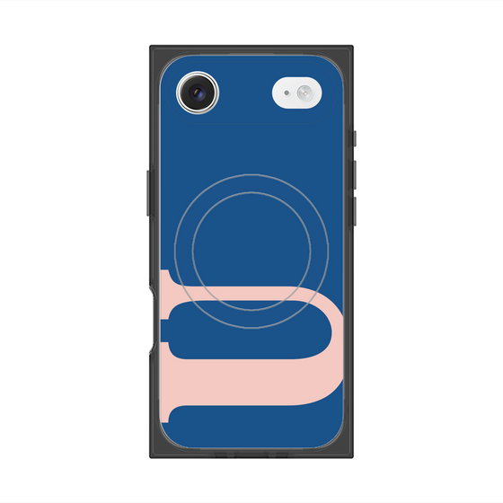 プレミアムスクエアケース with MagSafe［ オリジナル - initial color - U navy ］