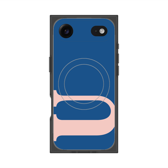 プレミアムスクエアケース with MagSafe［ オリジナル - initial color - U navy ］