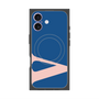 プレミアムスクエアケース with MagSafe［ オリジナル - initial color - V navy ］