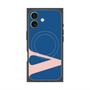 プレミアムスクエアケース with MagSafe［ オリジナル - initial color - V navy ］