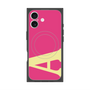 プレミアムスクエアケース with MagSafe［ オリジナル - initial color - A pink ］