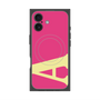 プレミアムスクエアケース with MagSafe［ オリジナル - initial color - A pink ］