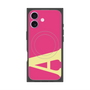 プレミアムスクエアケース with MagSafe［ オリジナル - initial color - A pink ］