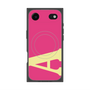 プレミアムスクエアケース with MagSafe［ オリジナル - initial color - A pink ］