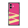 プレミアムスクエアケース with MagSafe［ オリジナル - initial color - W pink ］
