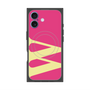 プレミアムスクエアケース with MagSafe［ オリジナル - initial color - W pink ］