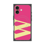 プレミアムスクエアケース with MagSafe［ オリジナル - initial color - W pink ］
