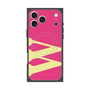 プレミアムスクエアケース with MagSafe［ オリジナル - initial color - W pink ］