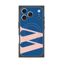 プレミアムスクエアケース with MagSafe［ オリジナル - initial color - W navy ］