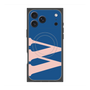 プレミアムスクエアケース with MagSafe［ オリジナル - initial color - W navy ］