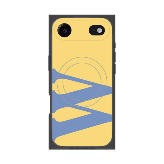 プレミアムスクエアケース with MagSafe［ オリジナル - initial color - W yellow ］