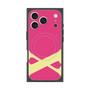 プレミアムスクエアケース with MagSafe［ オリジナル - initial color - X pink ］