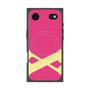 プレミアムスクエアケース with MagSafe［ オリジナル - initial color - X pink ］