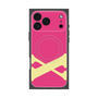 プレミアムスクエアケース with MagSafe［ オリジナル - initial color - X pink ］