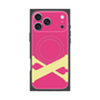 プレミアムスクエアケース with MagSafe［ オリジナル - initial color - X pink ］