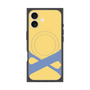 プレミアムスクエアケース with MagSafe［ オリジナル - initial color - X yellow ］